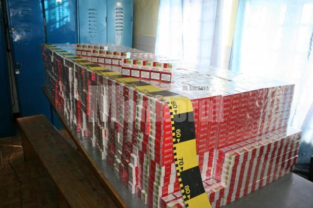Cele 8.250 de pachete de ţigări marca Doina au fost confiscate