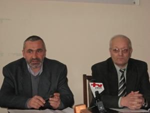 Liderii de sindicat Traian Pădureţ şi Gheorghe Şorodoc