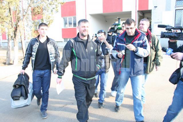 La ieşirea din penitenciar, Severin Tcaciuc nu a răspuns întrebărilor adresate de jurnalişti