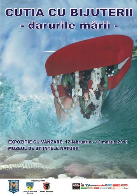 Expoziţie cu vânzare: „Cutia cu bijuterii - Darurile mării”