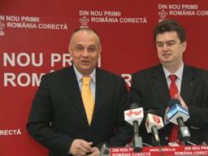 La pupitrul de la sediul PSD au stat doar Ştefan Băişanu şi Cătălin Nechifor