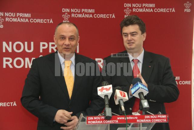 La pupitrul de la sediul PSD au stat doar Ştefan Băişanu şi Cătălin Nechifor