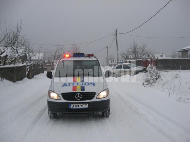 În timpul percheziţiilor