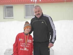 Antrenorul Gheorghe Rusu crede că cel mai mic dintre campionii lotului dornean, Leonard Cepoi, are toate şansele pentru a ajunge un mare sportiv