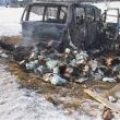 Microbuzul a fost găsit incendiat pe raza comunei Mănăstirea Humorului