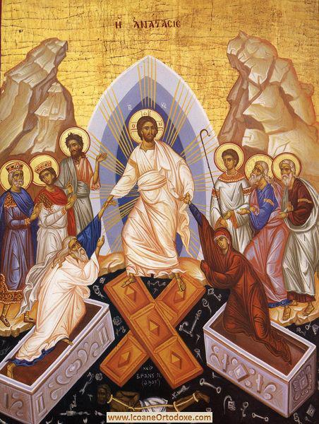 Semnificaţie: Icoana Învierii Domnului sau despre Crucea Paştelui