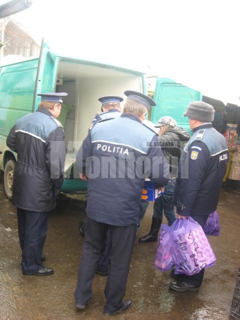 În acţiunea de ieri dimineaţă au fost implicaţi numeroşi poliţişti şi jandarmi