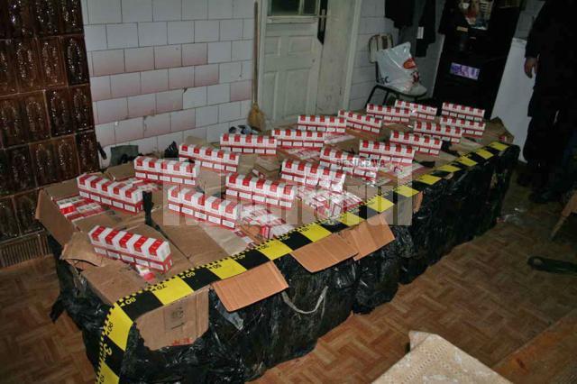 Cele 9.000 de pachete de ţigări marca Doina, de provenienţă Republica Moldova, au fost ridicate în vederea confiscării