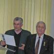 Înmânarea Diplomei de excelenţă din partea Direcţiei pentru Cultură de către consilierul superior Ion Ilişescu