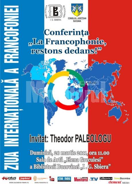 Conferinţa „La Francophonie, restons dedans!”