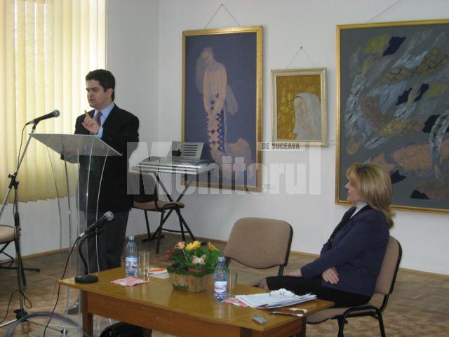 Theodor Paleologu conferenţiind la Biblioteca Bucovinei I.G. Sbiera
