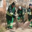 Ion Lungu la curtenia de primăvară în cartierul Obcini