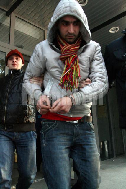 „Vlad Purice in februarie 2010 cand a fost arestat preventiv pentru mai multe furturi”