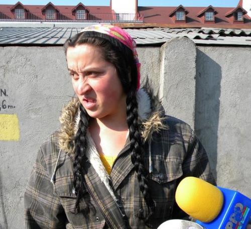 Elena Stănescu, mama copilului răpit Foto: Ziarul de Bacău