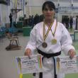 Inspectorul Anamaria Lomicovschi face karate de peste 20 de ani şi predă cursuri de Shotokan