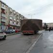 Transporturile speciale au dat peste cap traficul din Fălticeni