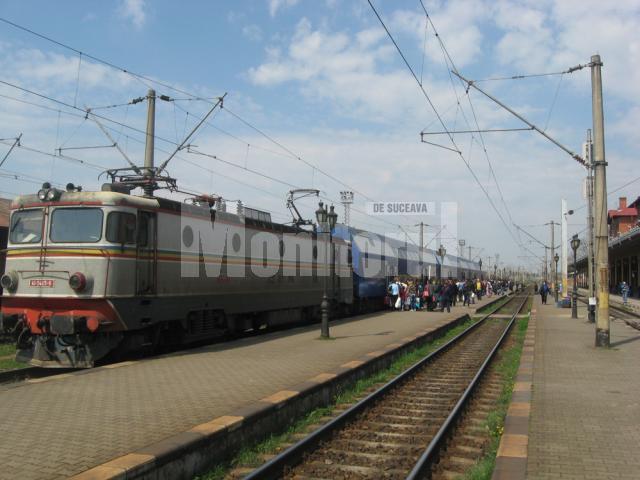 Trenul personal 5606 Suceava - Iaşi, una din garniturile vizate de echipele de control