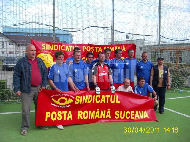 Echipa Posta Romana Suceava a câştigat campionatul de fotbal al sindicaliştilor