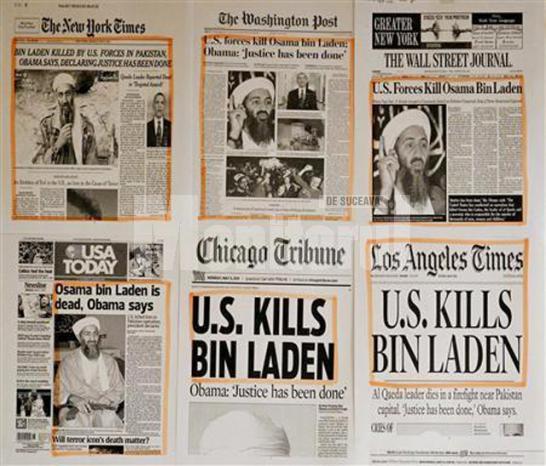 Moartea lui Osama ben Laden, primul 