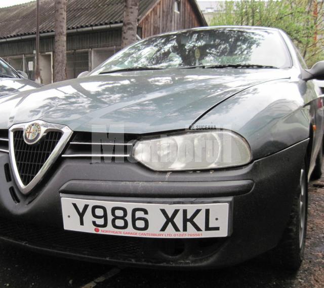 Autoturismul Alfa Romeo cu care a fugit tânărul din Vicov