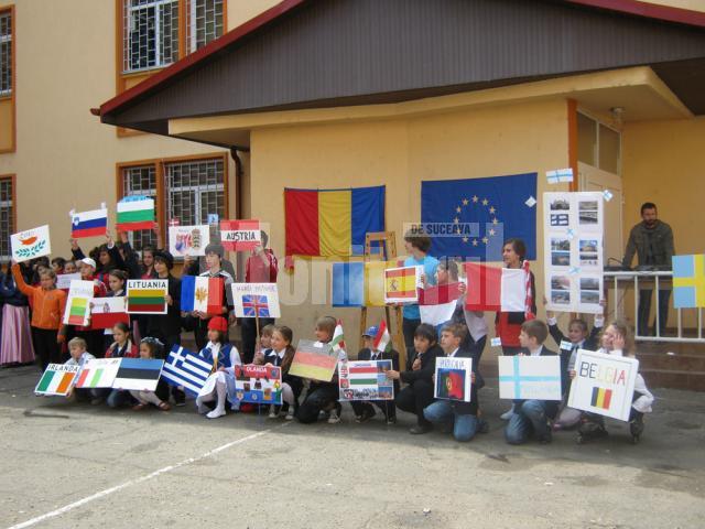 Ziua Europei, sărbătorită de elevii de la Şcoala Nr.1 din Suceava