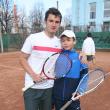 Alexandru Marasin alături de unul din tineri tenismeni de perspectivă de la CS Select Suceava, Andrei Ștefan Iacob