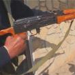 Un astfel de pistol mitralieră a fost furat din incinta cantonului silvic