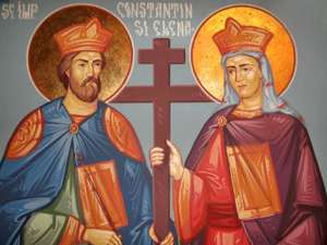 Credincioşii ortodocşi îi sărbătoresc mâine pe Sfinţii Împăraţi Constantin şi Elena