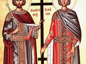 Astăzi se sărbătoresc Împăraţii Constantin şi Elena