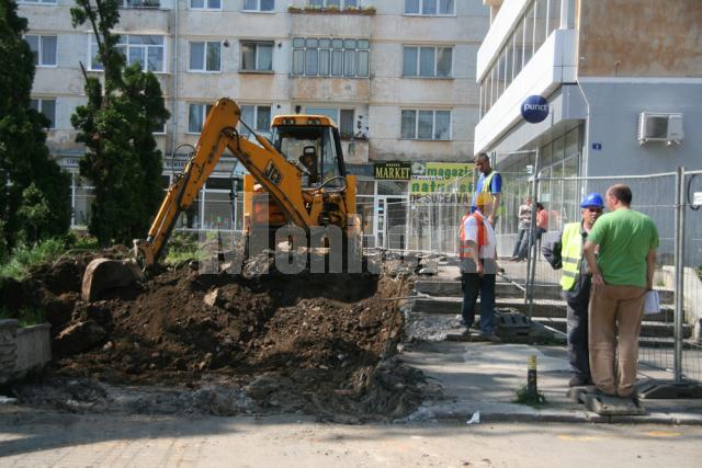 Lucrările de amenajare a noii străzi, care va face legătura între strada Ciprian Porumbescu şi Vasile Bumbac, au început