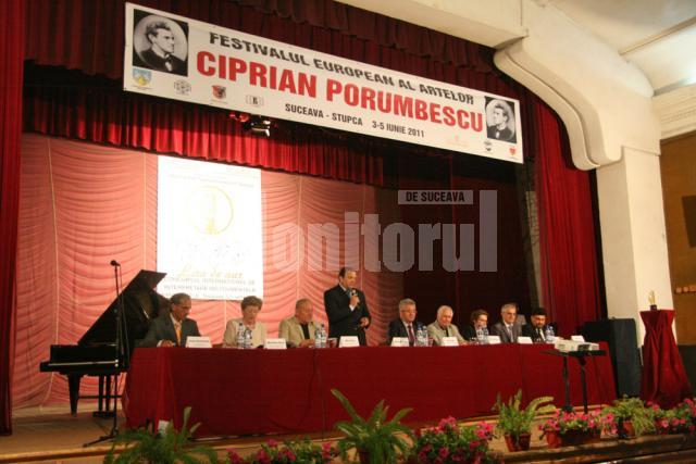 Festivitatea de deschidere a Festivalului European al Artelor Ciprian Porumbescu