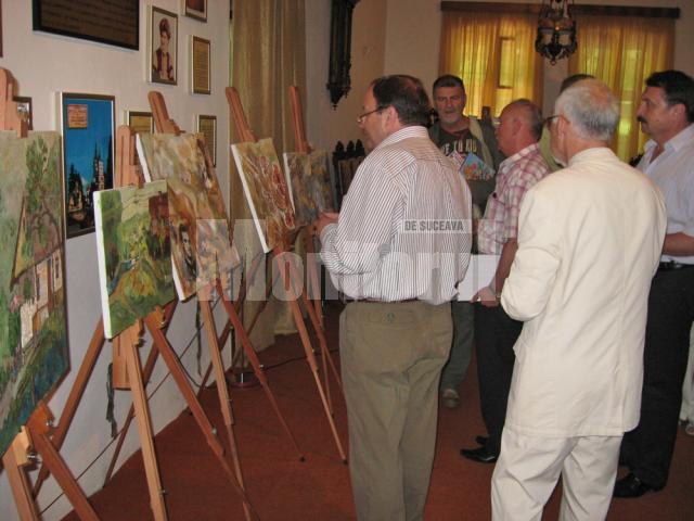 Vizionarea expoziţiei de pictură