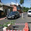 Groapa uriaşă de pe strada Alexandru cel Bun, din zona Cimitirului Evreiesc, a apărut peste noapte