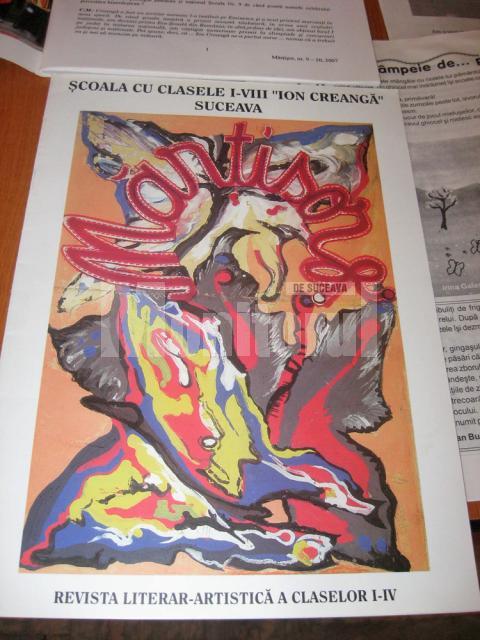 Elevii clasei a III-a D de la Şcoala „Ion Creangă” din Suceava, îndrumaţi de către institutoarea Tania Cozmei, au lansat ieri un nou număr al revistei „Mărţişor”.