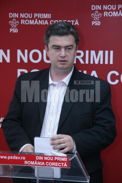 Preşedintele Organizaţiei Judeţene Suceava a PSD, deputatul Cătălin Nechifor