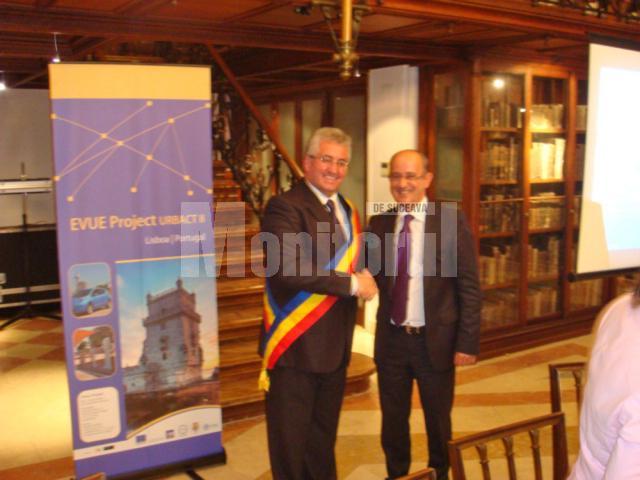 Ion Lungu cu primarul din Beja, Jorge Valente