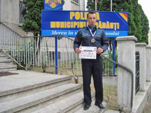 Agentul Florin Alexandru Preutescu s-a clasat pe podium la Iaşi