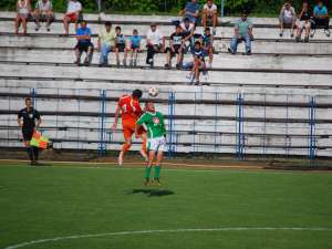 Sporting a promovat în Liga a III-a după un meci echilibrat în compania celor de la FCM II Târgu Mureş. Foto: Codrin ANTON