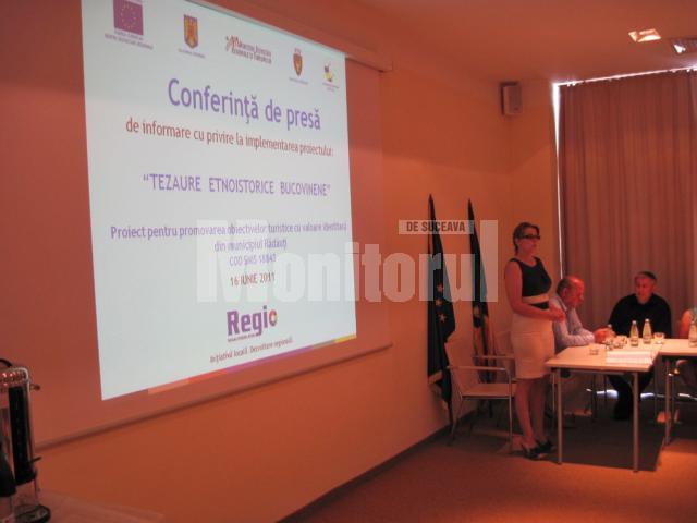 Conferinţa de presă despre proiectul „Tezaure etnoistorice bucovinene