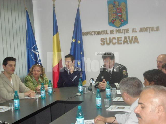 Şedinţă la final de proiect, la sediul IPJ Suceava
