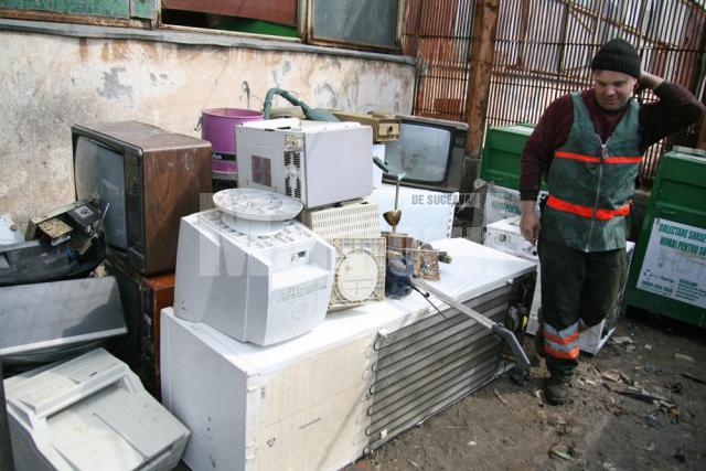 Sucevenii vor avea la dispoziţie şapte puncte de colectare pentru deşeurile de echipamente electrice şi electronice
