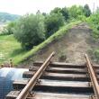 Calea ferată dintre Suceava şi Cacica a fost ruptă în urma inundaţiilor de anul trecut