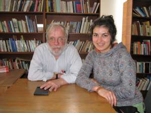 Antropologul James M. Nyce şi Alexandra Coţofană la Biblioteca Bucovinei