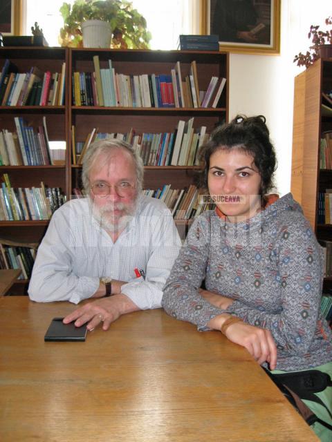 Antropologul James M. Nyce şi Alexandra Coţofană