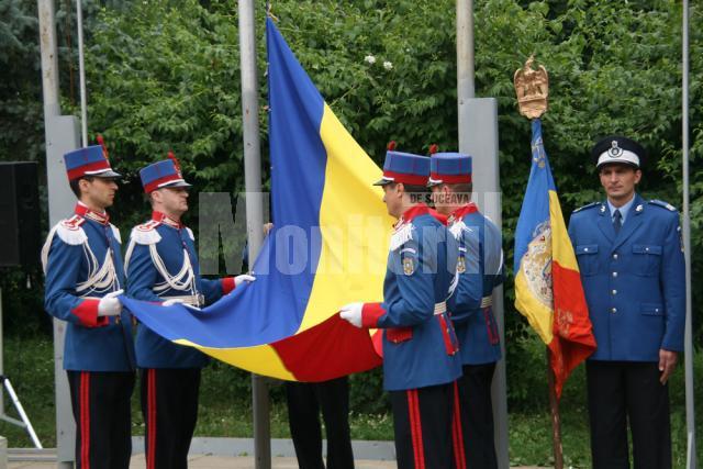 Ceremonia organizată cu prilejul „Zilei Drapelului Naţional”