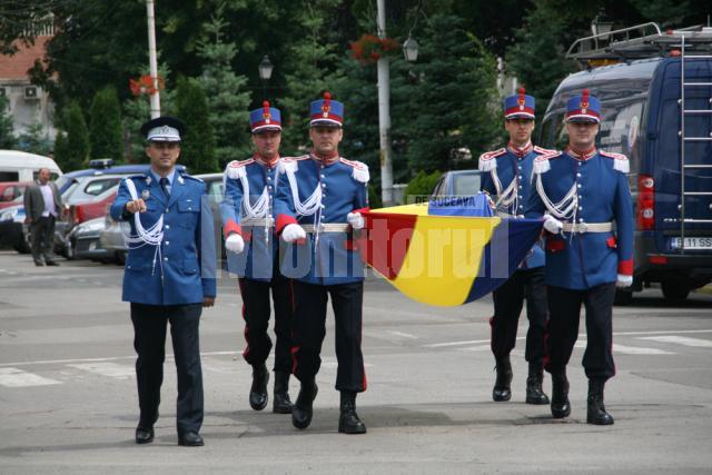 Ceremonia organizată cu prilejul „Zilei Drapelului Naţional”