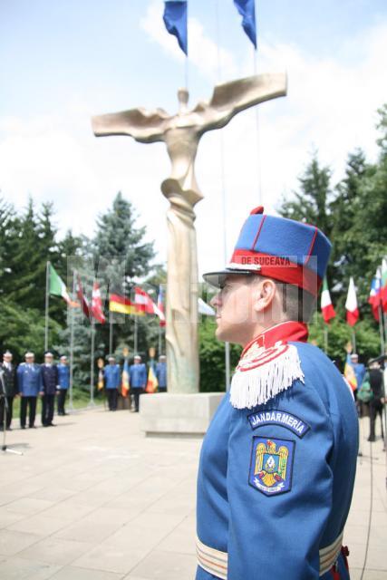 Ceremonia organizată cu prilejul „Zilei Drapelului Naţional”