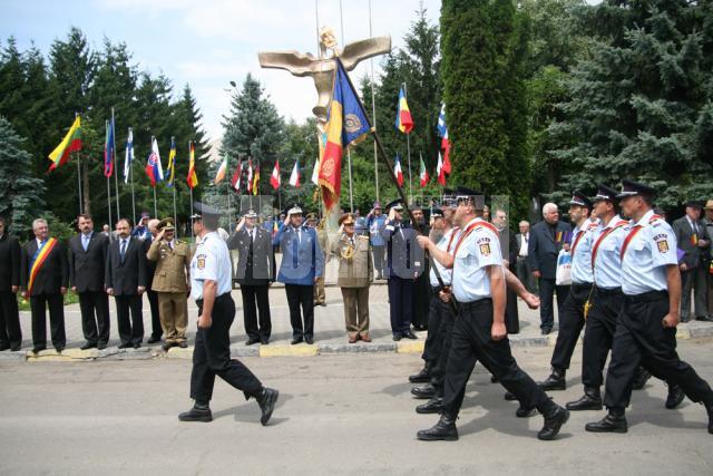 Ceremonia organizată cu prilejul „Zilei Drapelului Naţional”