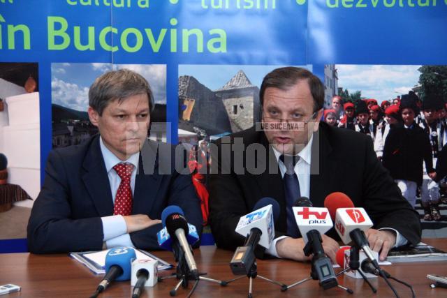 Comisarul european pentru agricultură Dacian Cioloş s-a aflat ieri într-o vizită de lucru în judeţul Suceava