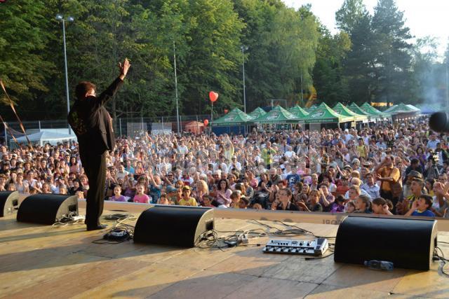 Gabriel Dorobanţu în concert la Gura Humorului